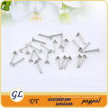 surgical steel labret nose stud, beautiful nose studs, 1mm nose piercing stud